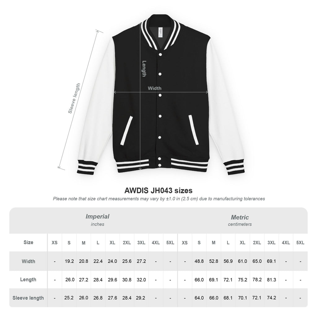 Pink & White Letterman Jacket – Classic Varsity Bomber