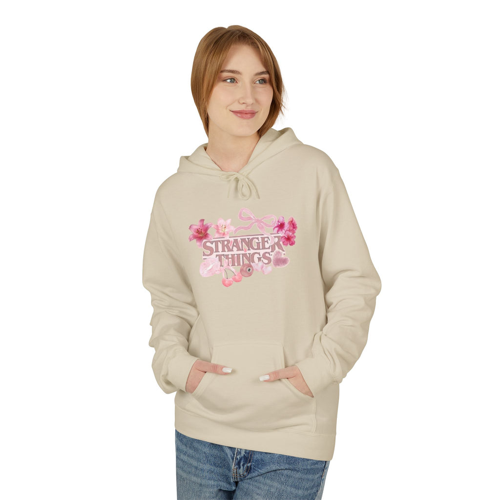 Stranger Things Floral Hoodie