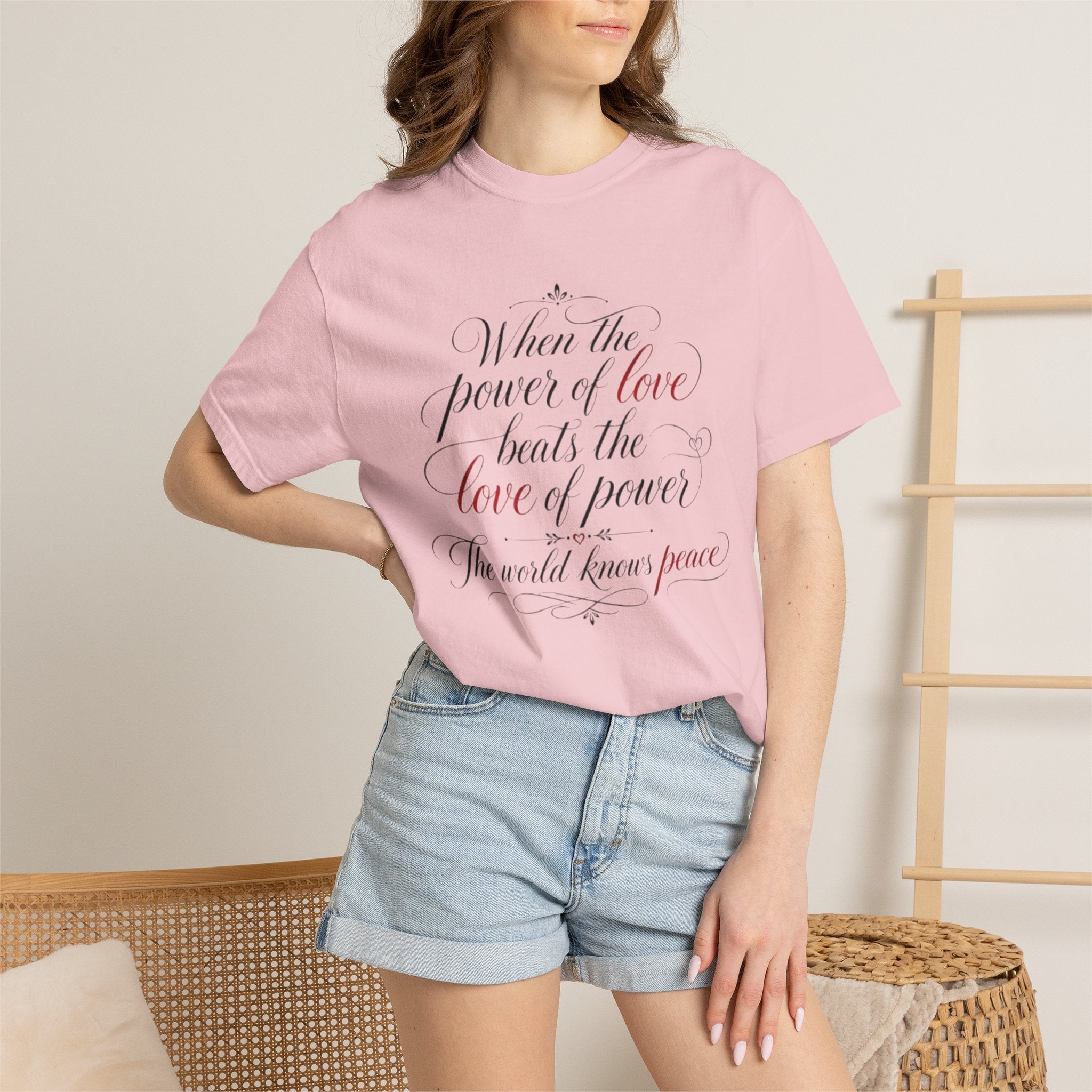 Power Meets Peace Tee