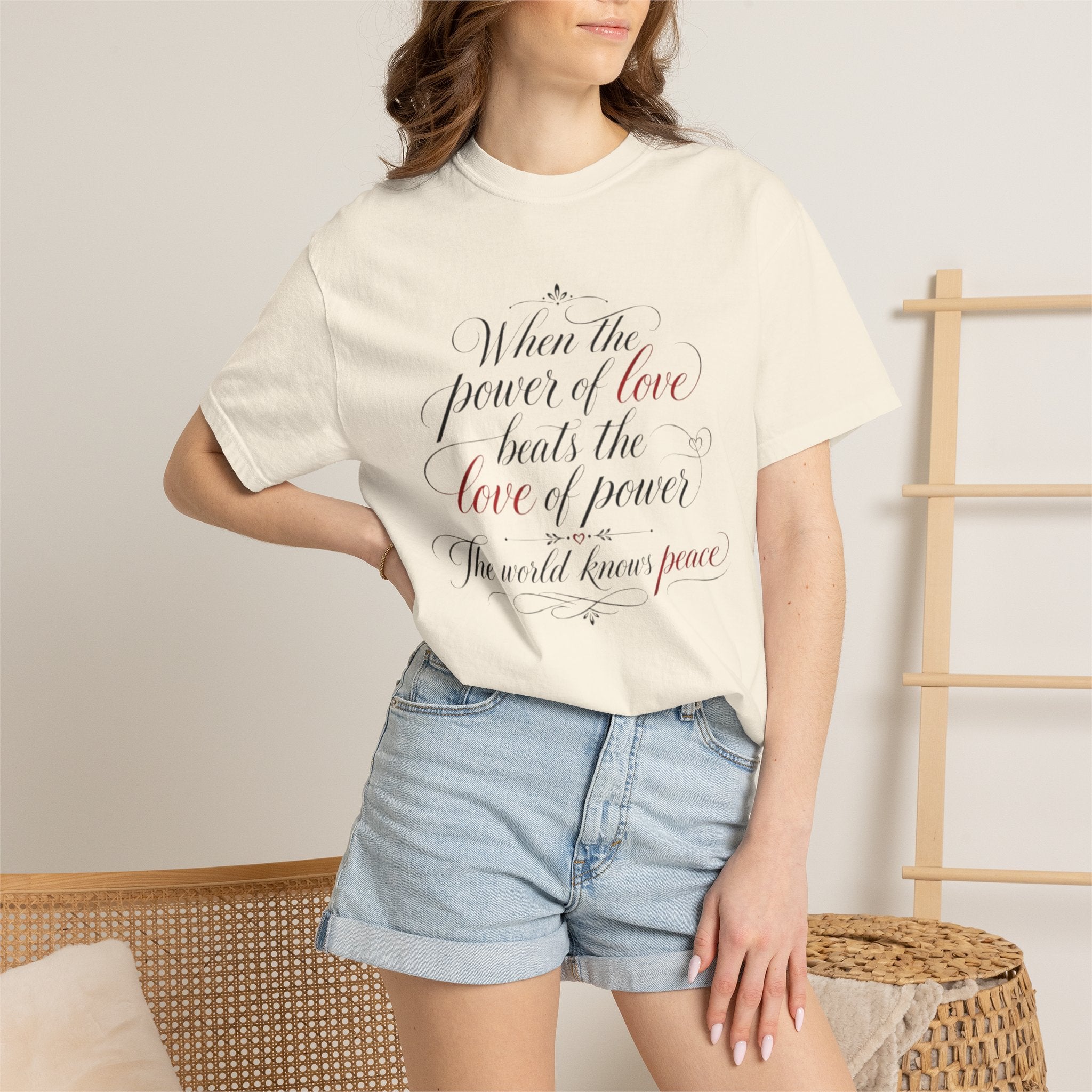 Power Meets Peace Tee