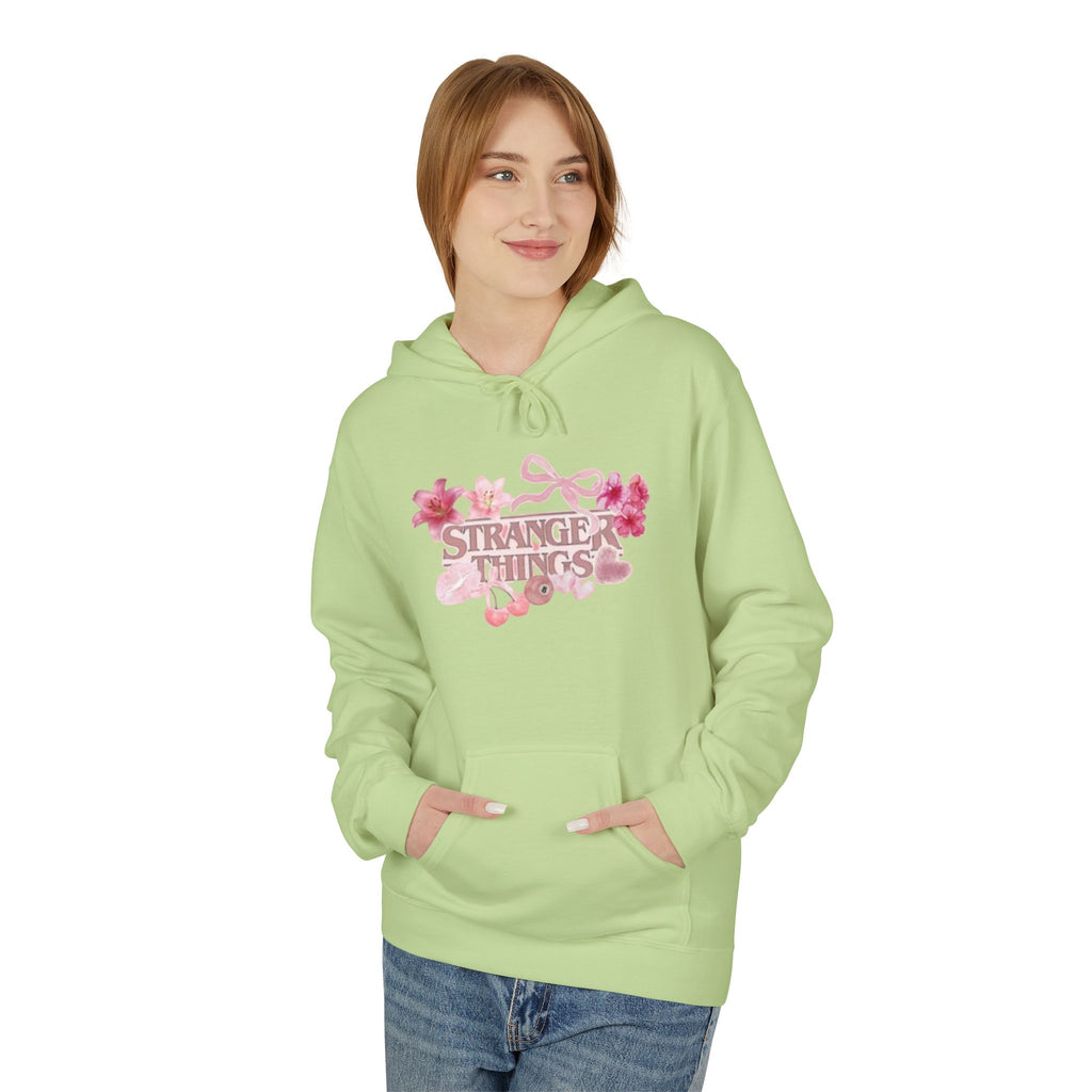 Stranger Things Floral Hoodie