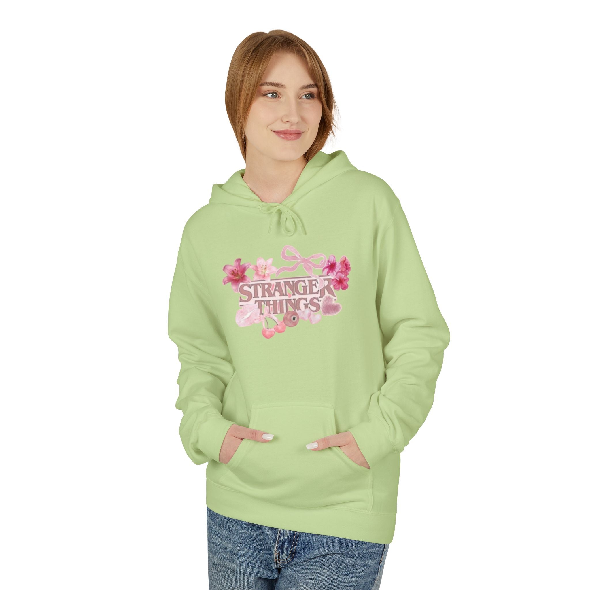 Stranger Things Floral Hoodie