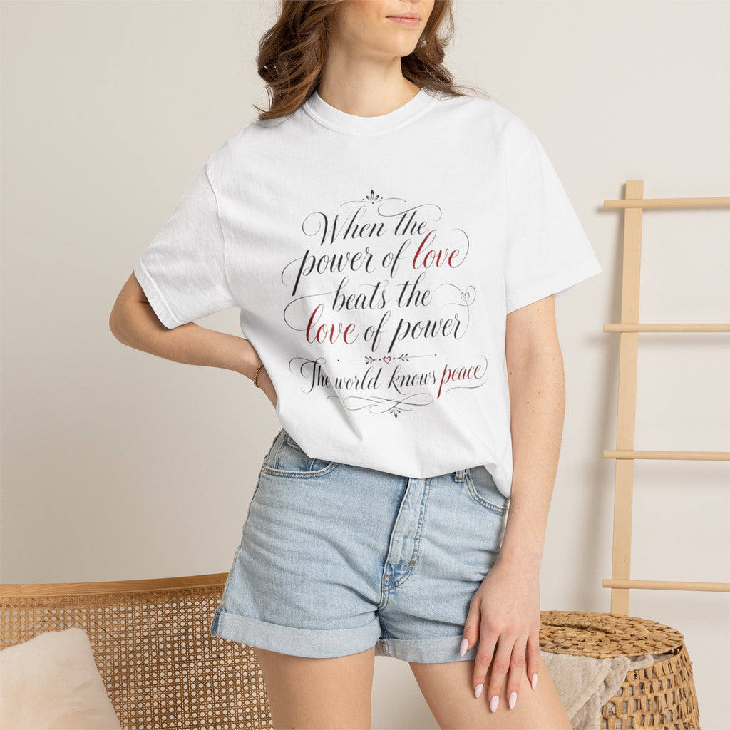 Power Meets Peace Tee