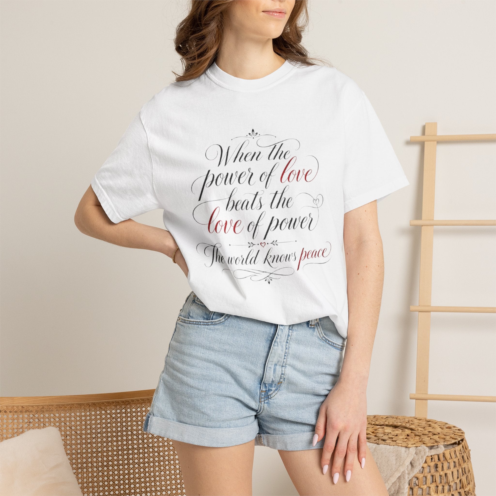 Power Meets Peace Tee