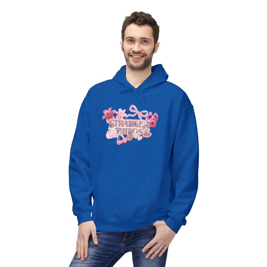Stranger Things Floral Hoodie