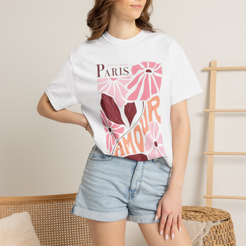 Paris Amour Floral T-Shirt