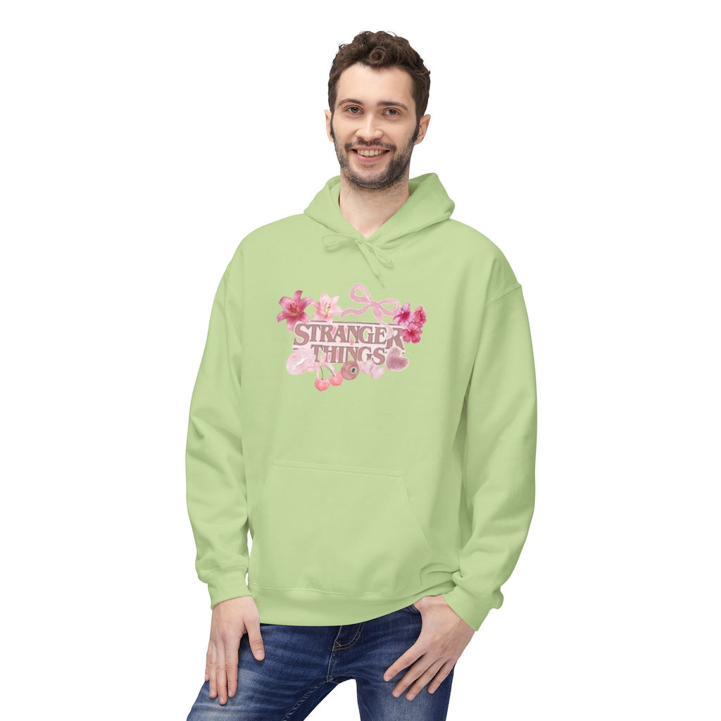 Stranger Things Floral Hoodie