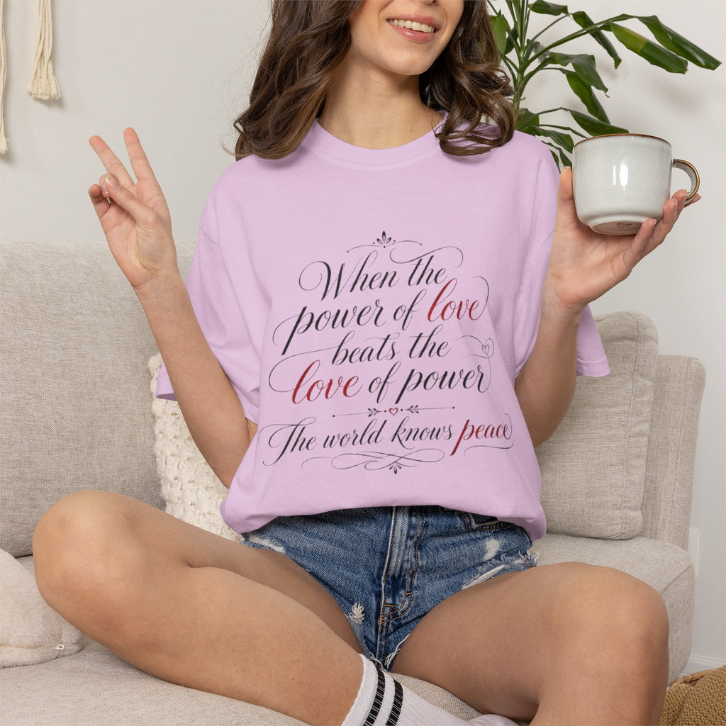 Power Meets Peace Tee