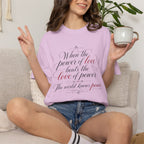 Power Meets Peace Tee