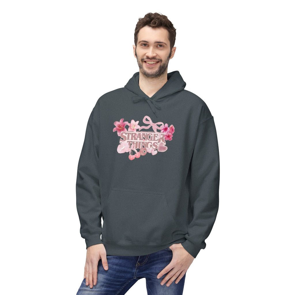 Stranger Things Floral Hoodie