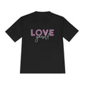 Love Yourself Tee — Pink Script Inspirational Self-Love Shirt