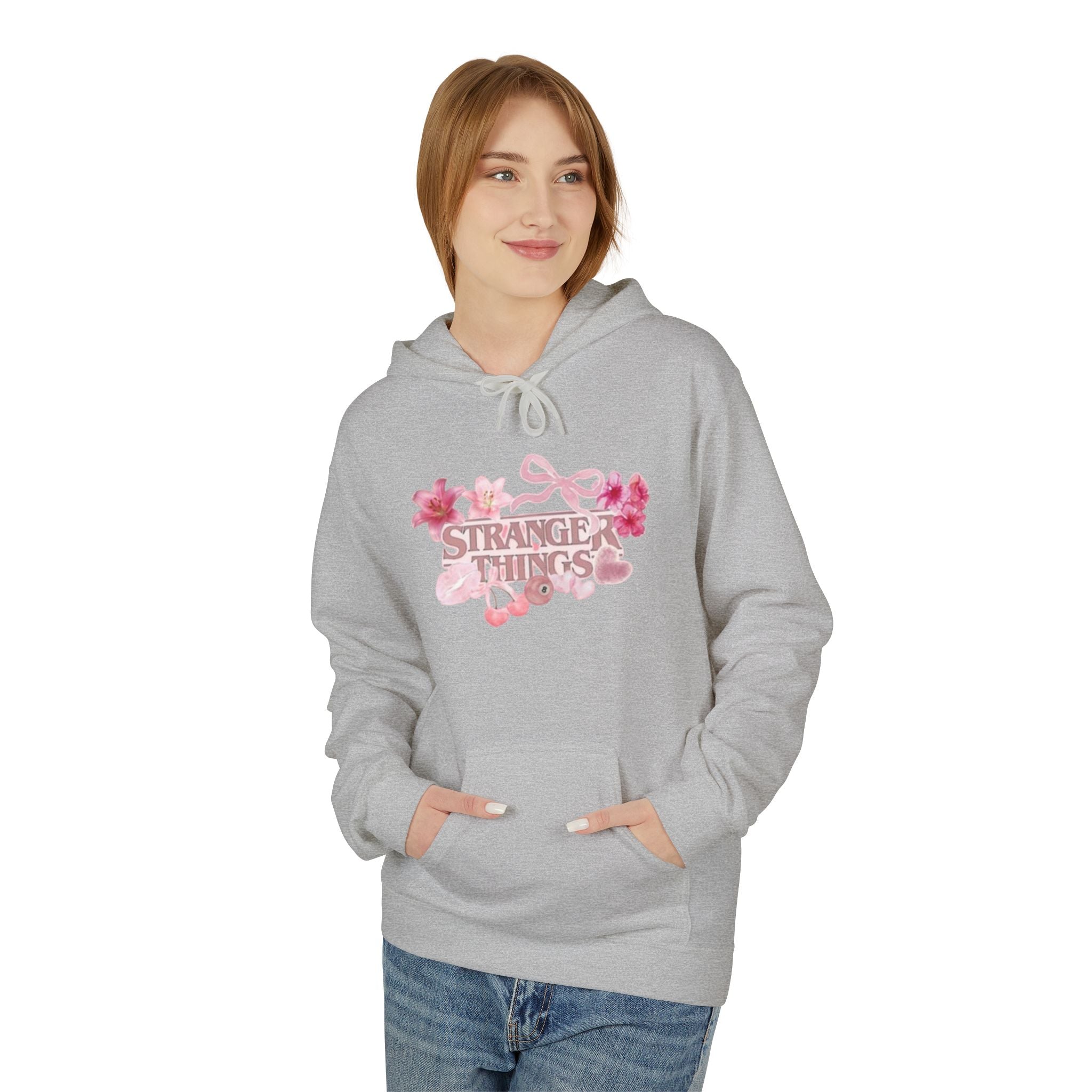 Stranger Things Floral Hoodie