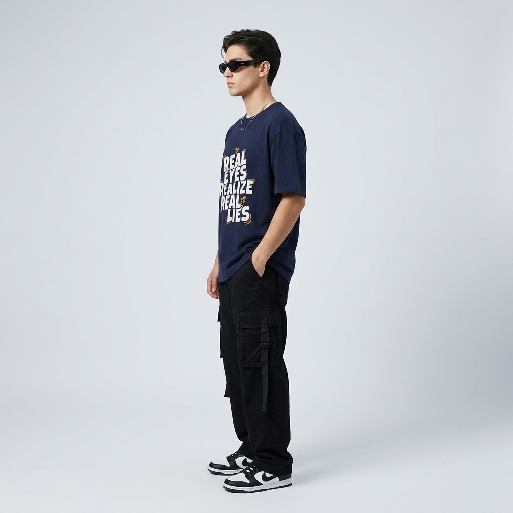Real Eyes Realize Real Lies Graphic Tee