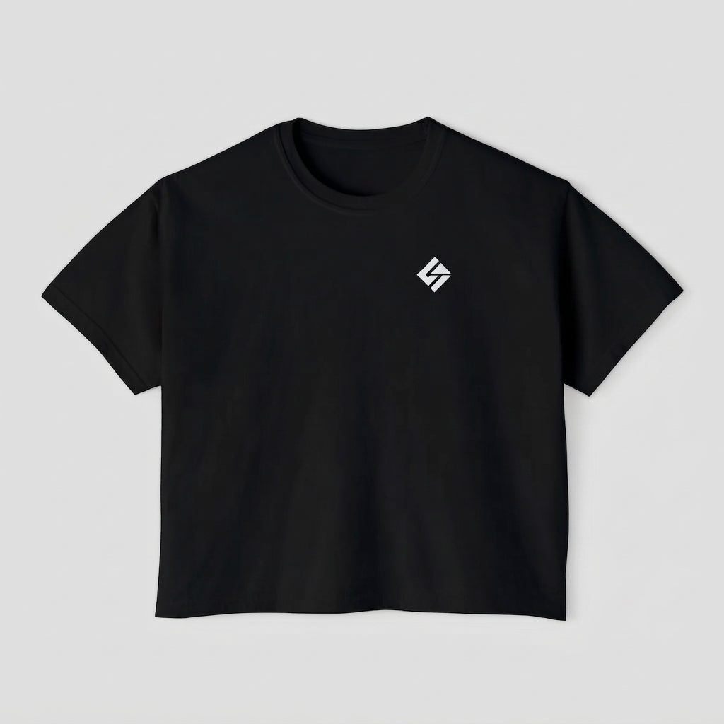 Signature Boxy Crop Tee