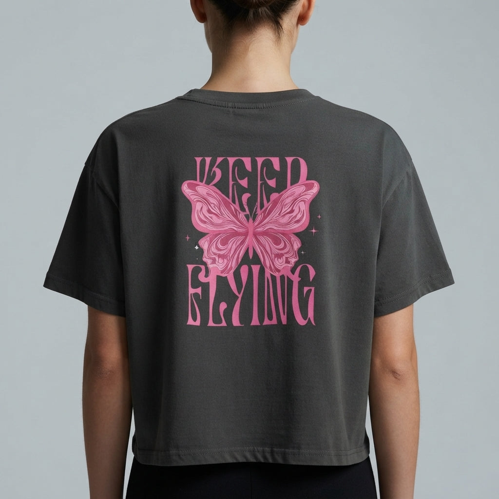 Signature Boxy Crop Tee