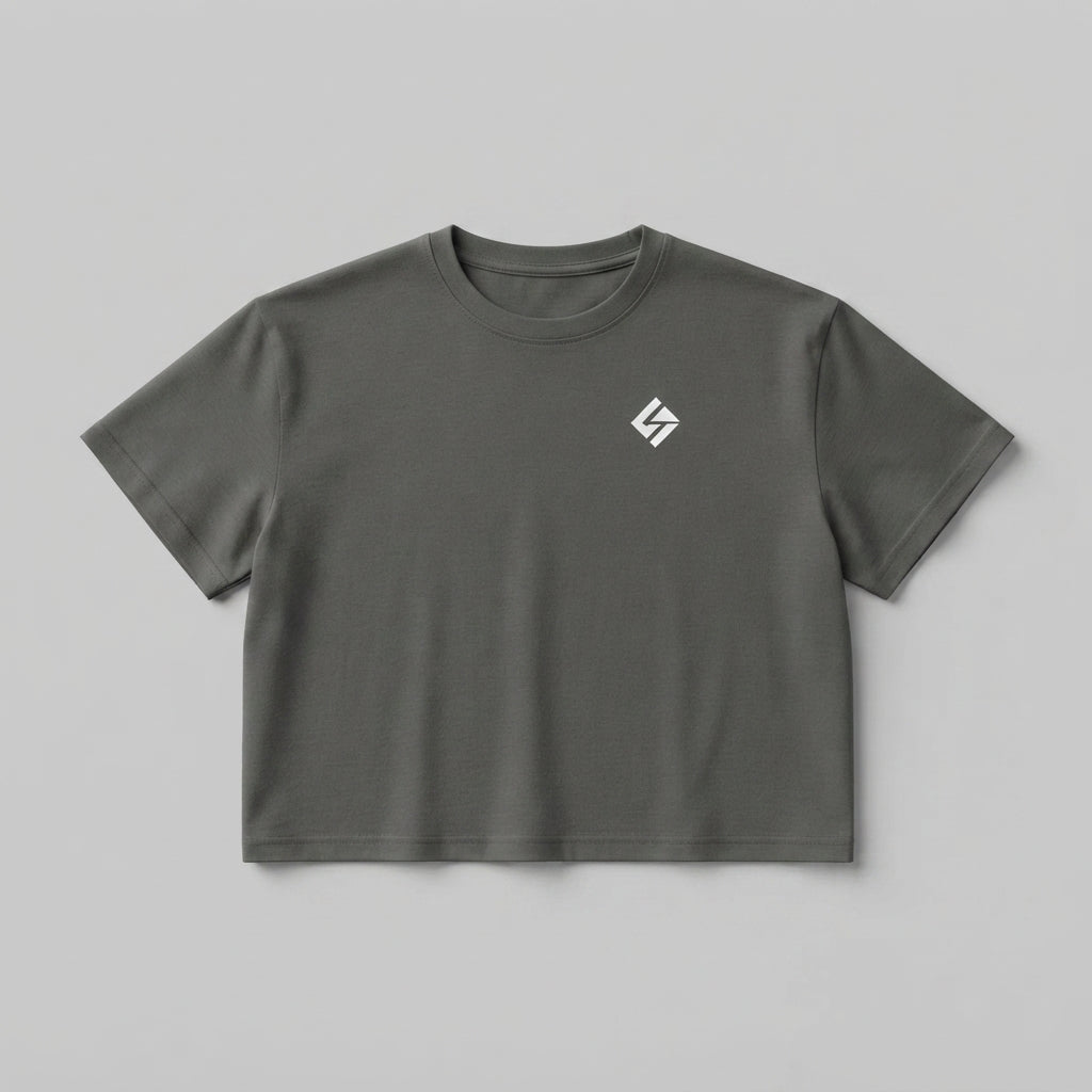 Signature Boxy Crop Tee