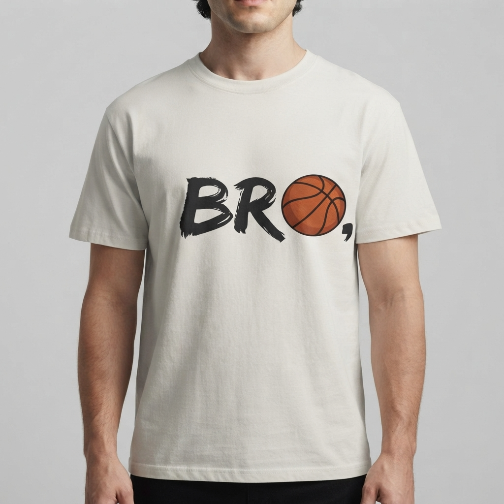"Bro," Basketball Graphic Tee
