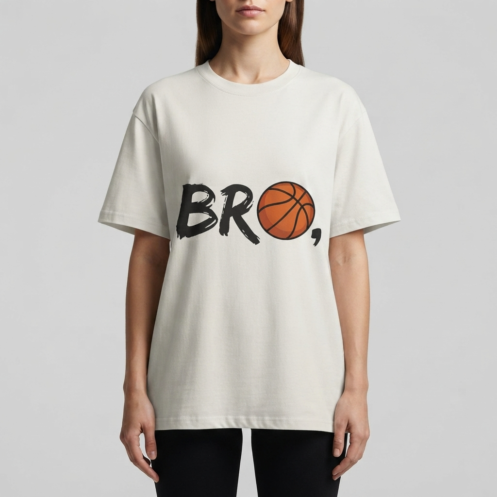 "Bro," Basketball Graphic Tee