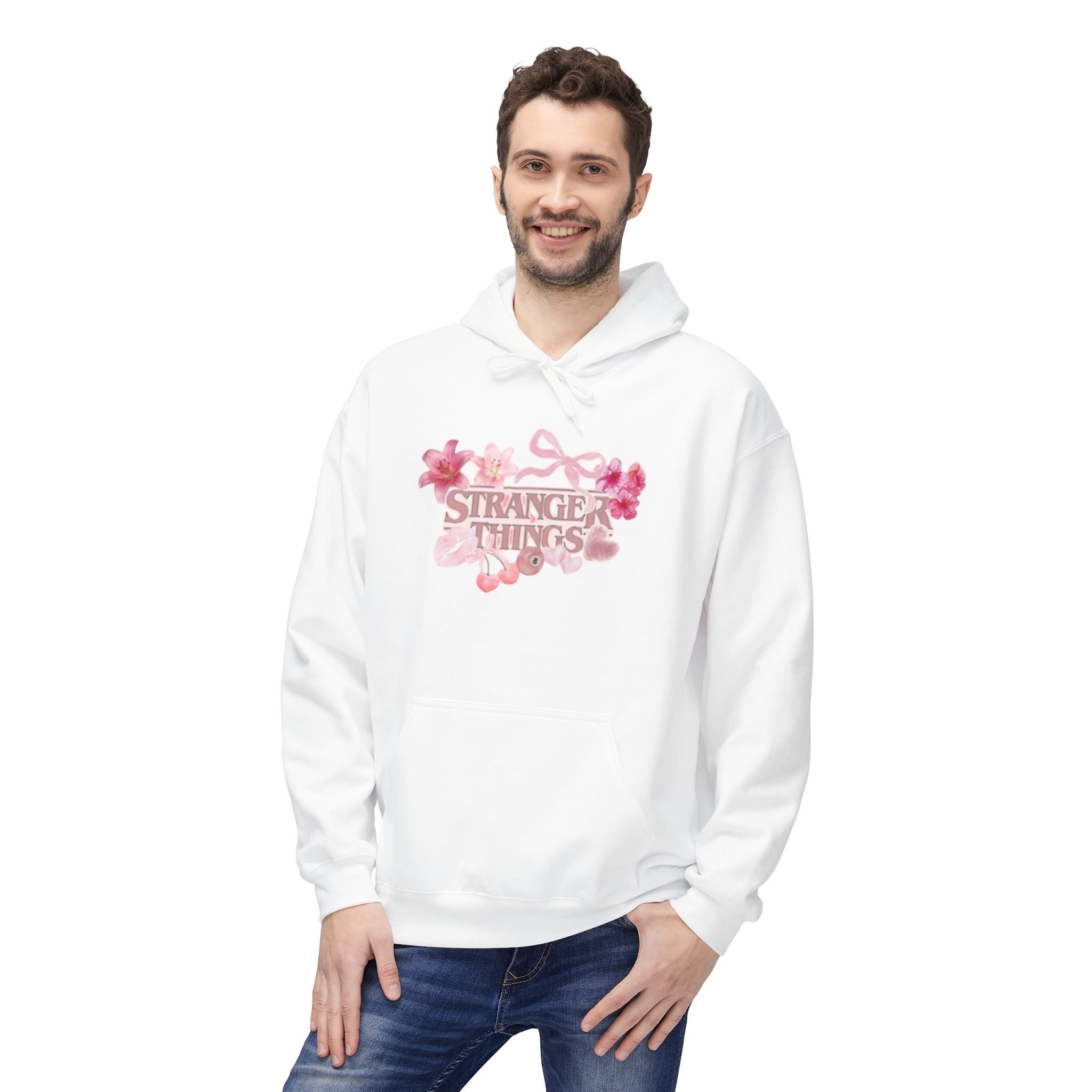 Stranger Things Floral Hoodie
