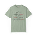 Power Meets Peace Tee