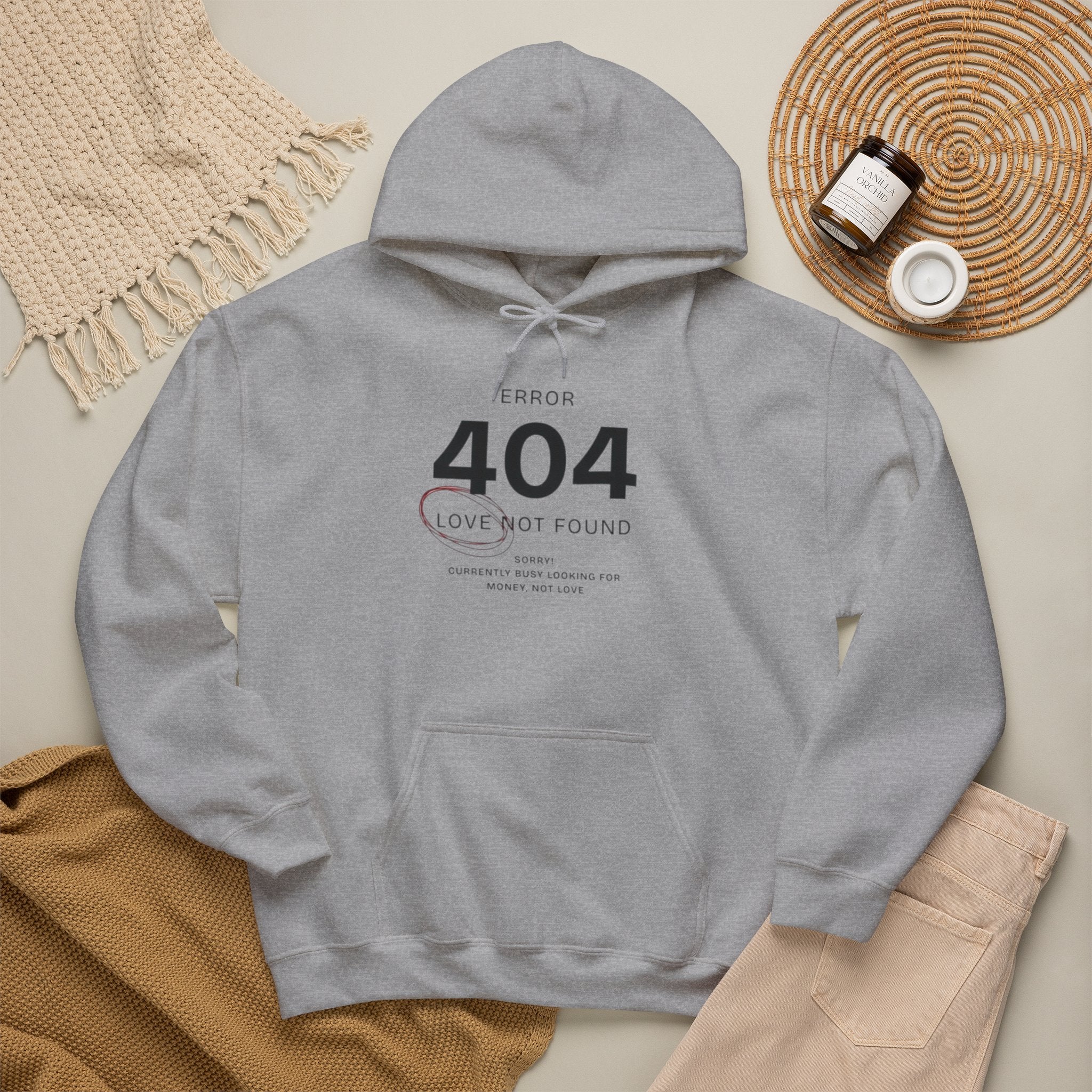 404 Love Not Found Hoodie