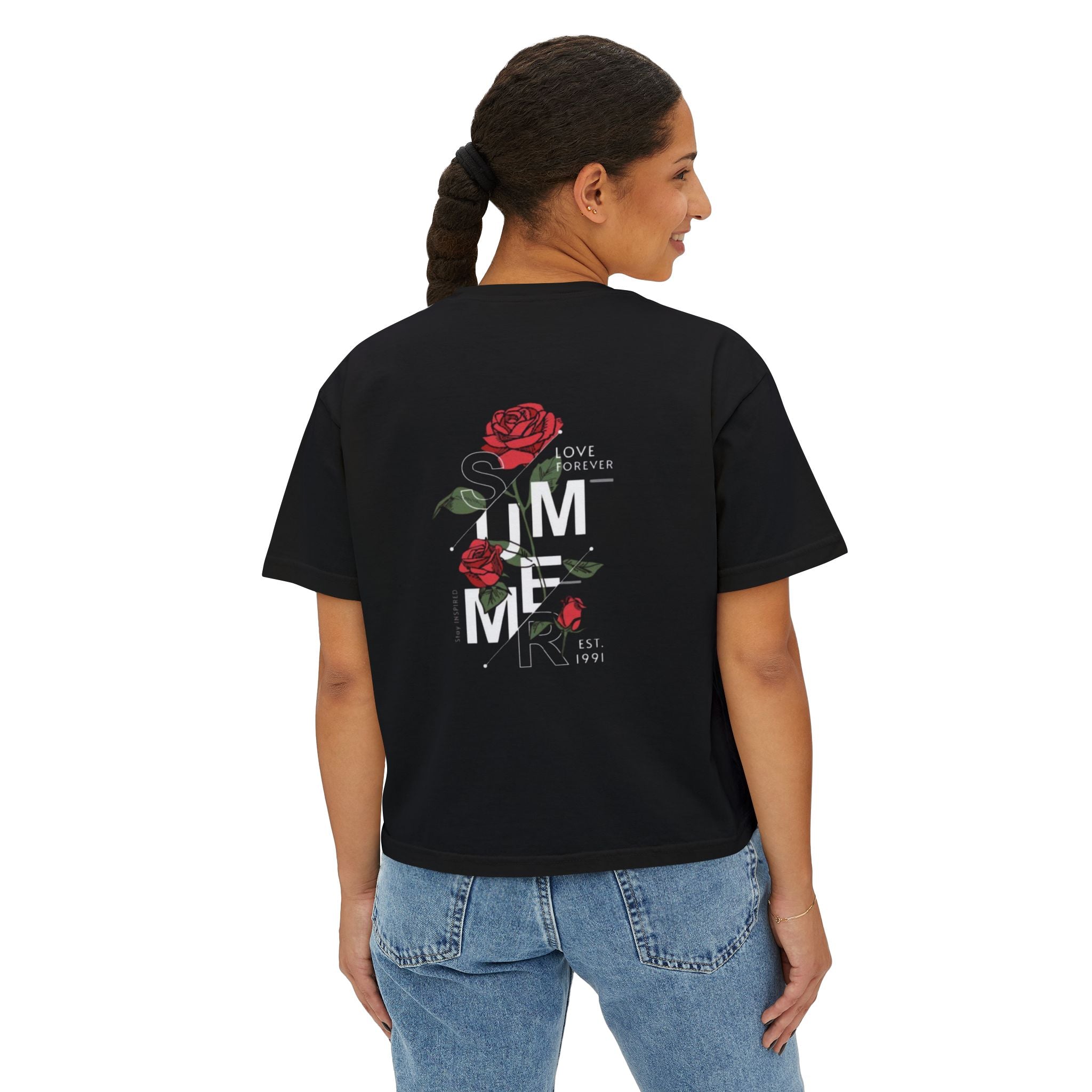 Rose Butterfly Tee