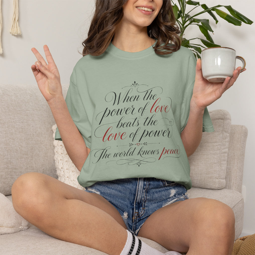 Power Meets Peace Tee
