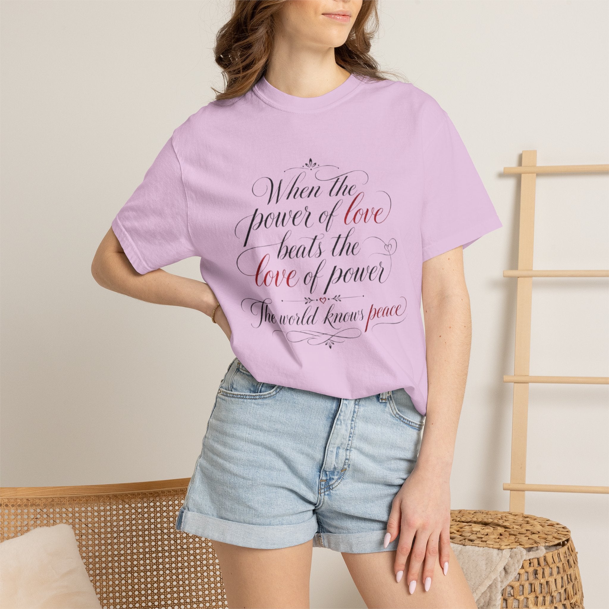 Power Meets Peace Tee
