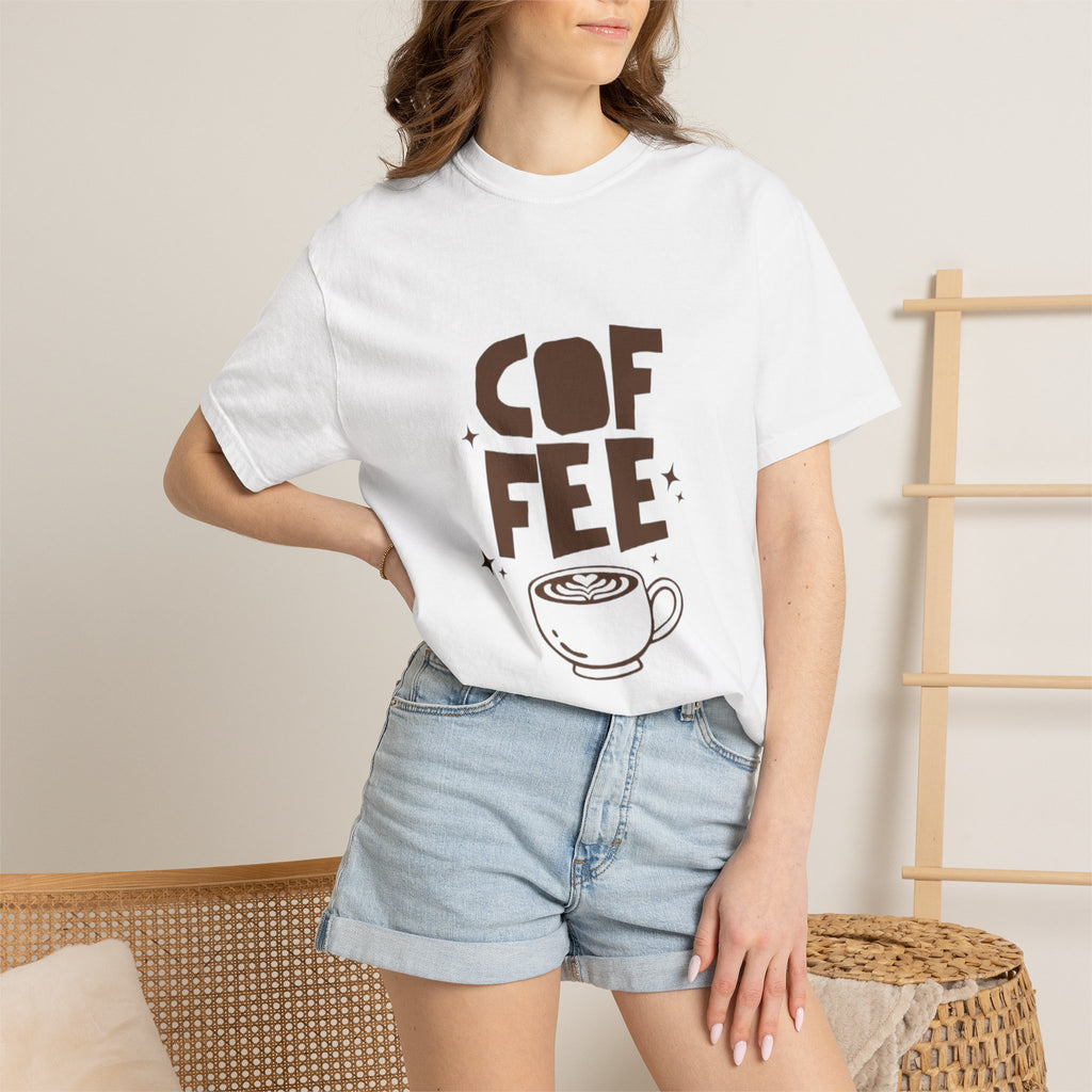 Coffee Cup T-Shirt — 'COFFEE' Retro Mug Graphic Tee