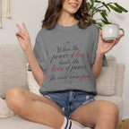Power Meets Peace Tee