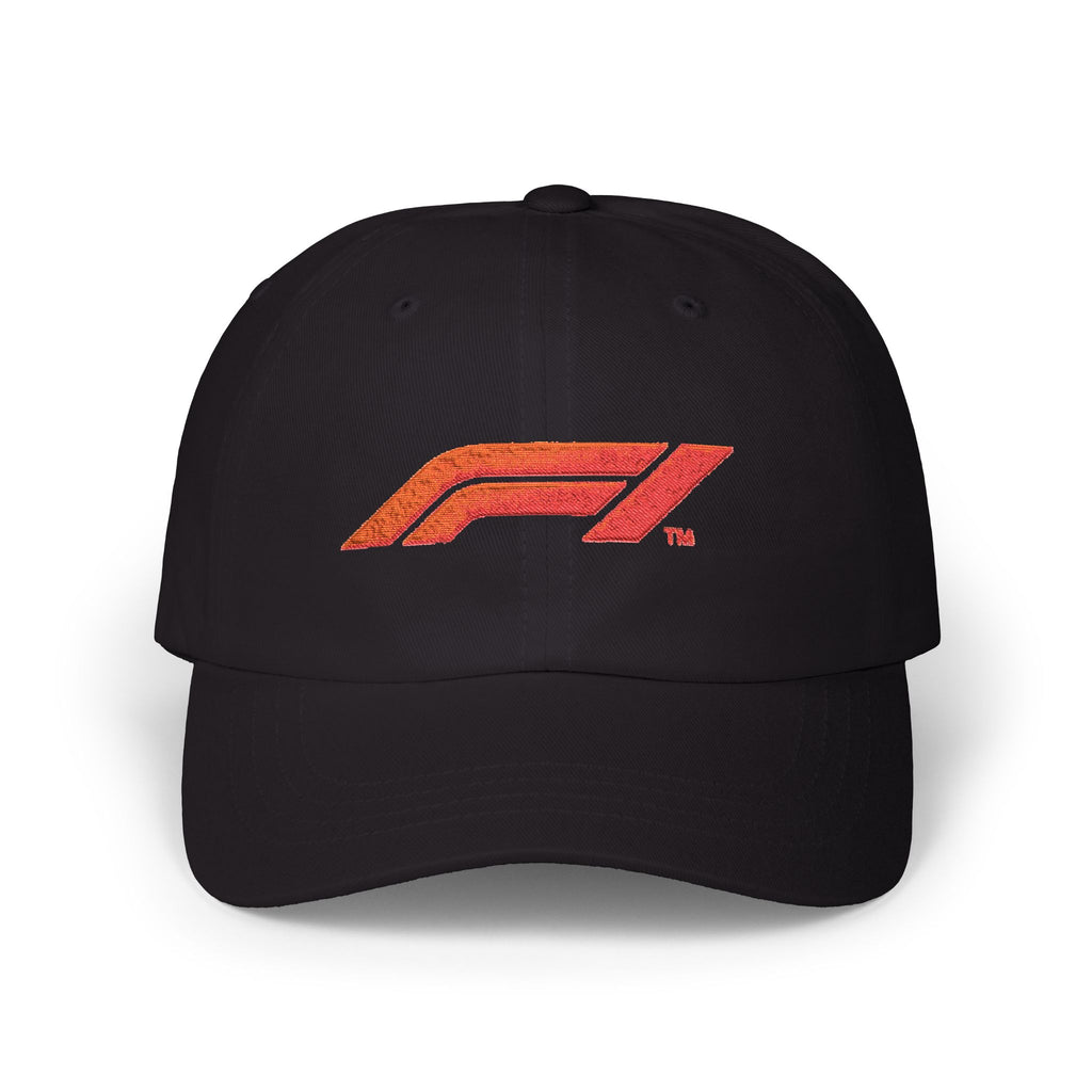 F1 Logo White Dad Cap – Vintage Racing Baseball Hat