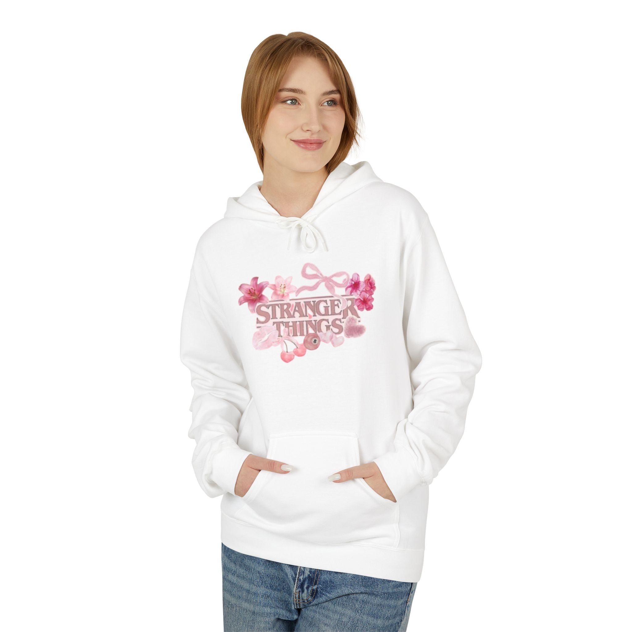 Stranger Things Floral Hoodie