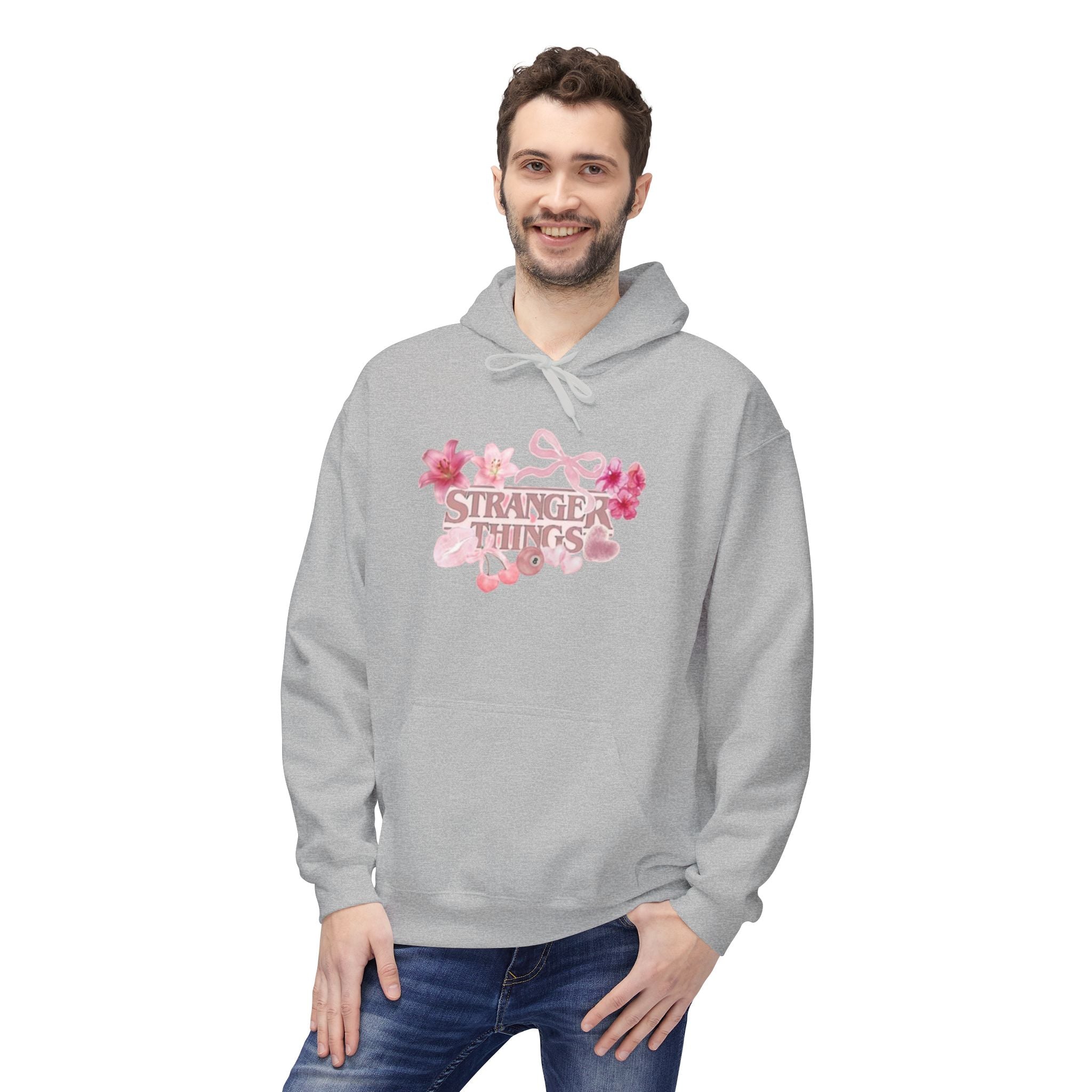 Stranger Things Floral Hoodie