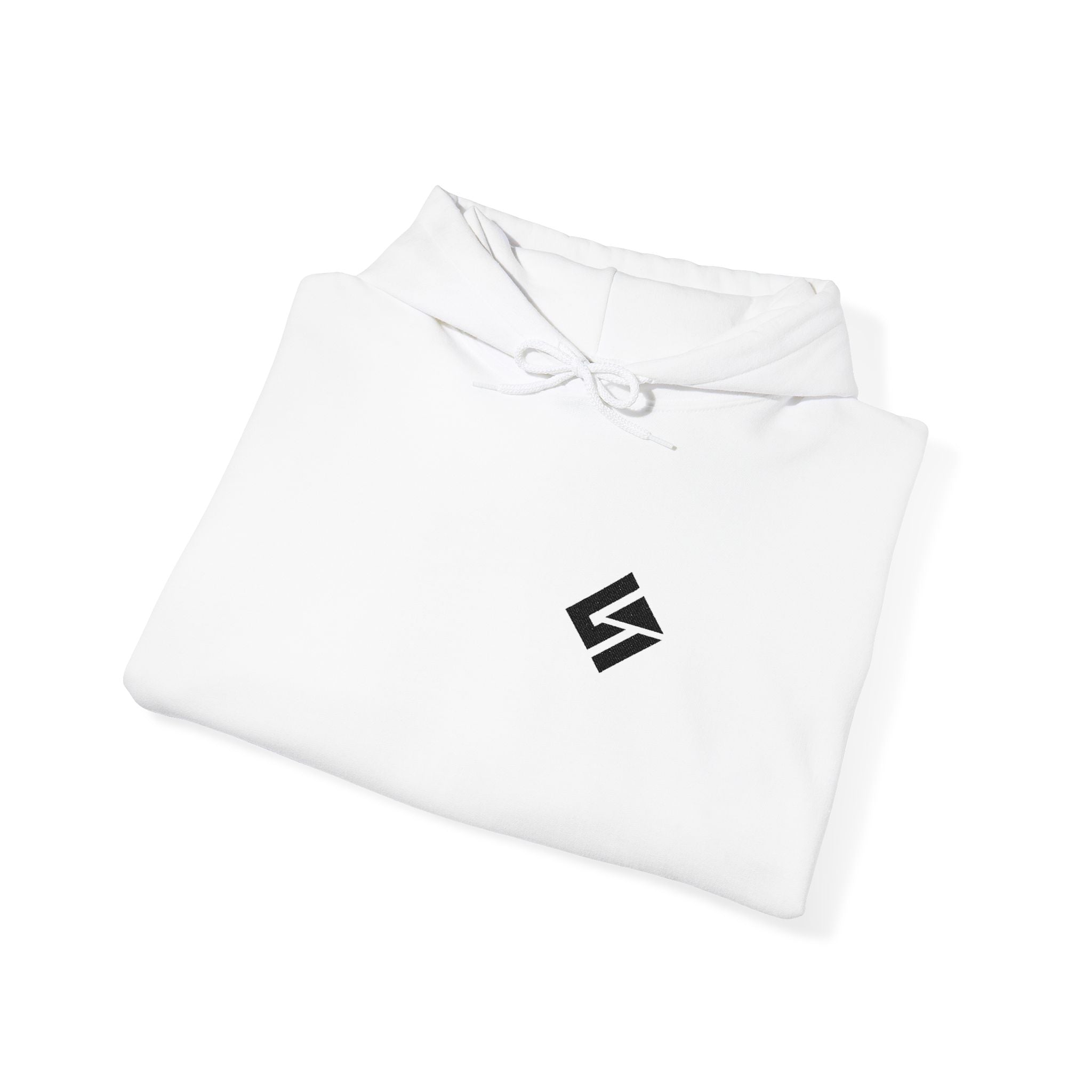 Minimalist Logo Hoodie — Small Chest Emblem Casual Pullover