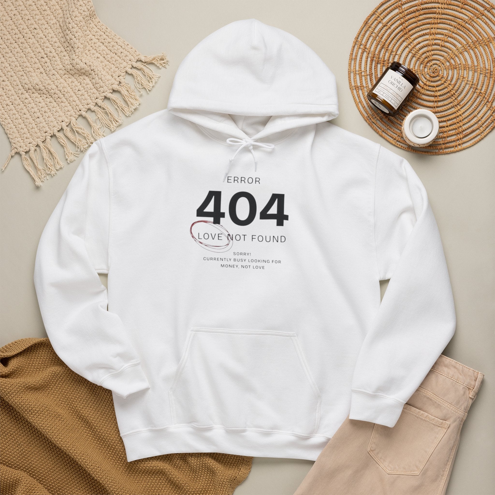 404 Love Not Found Hoodie