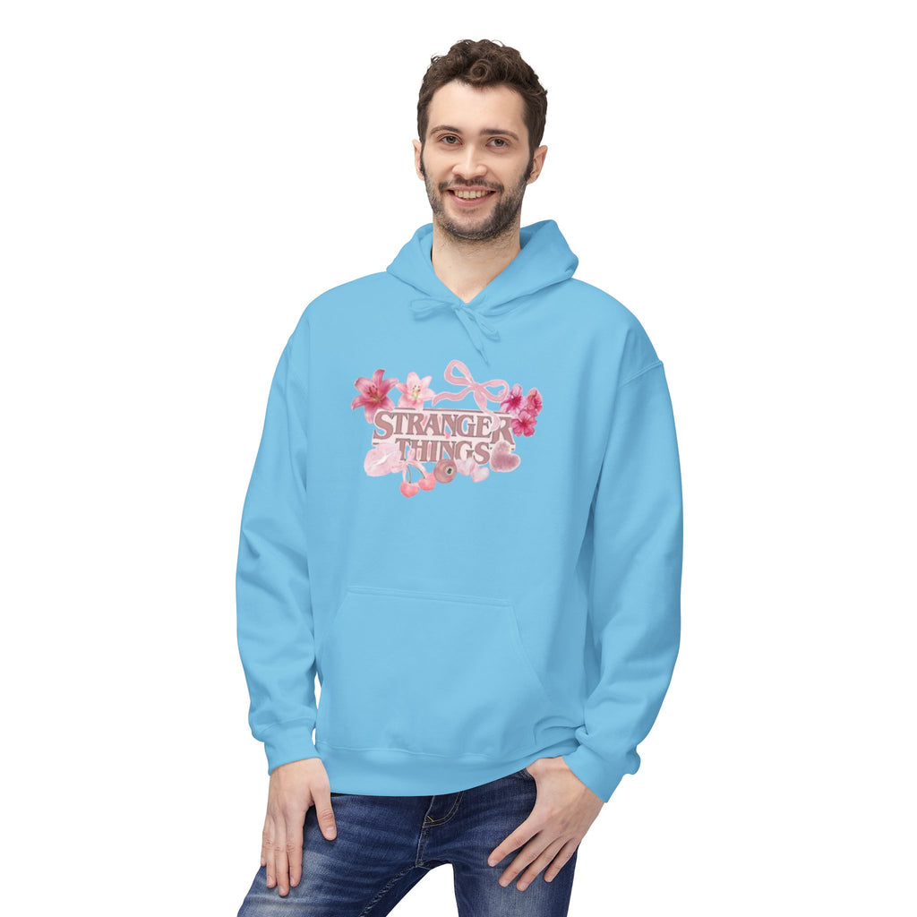 Stranger Things Floral Hoodie