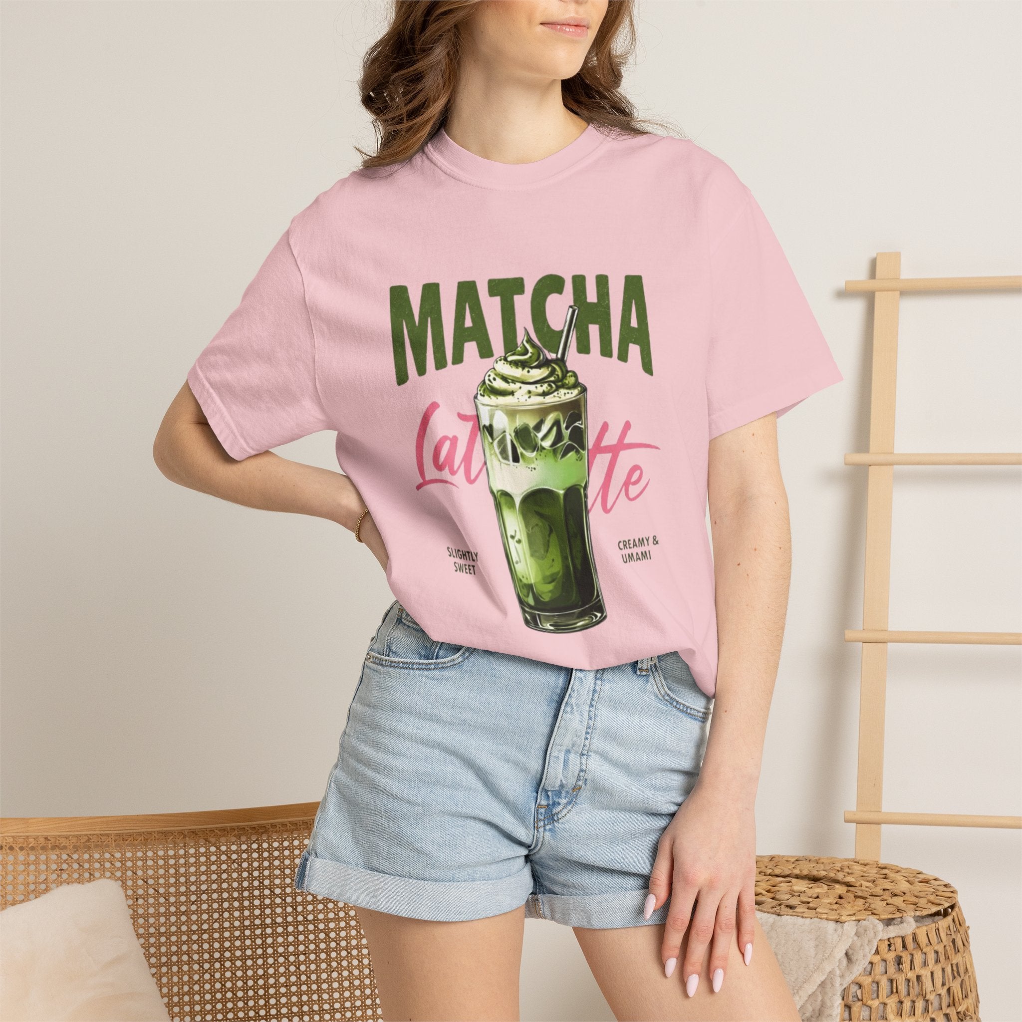 Matcha Latte T-Shirt — Vintage Matcha Drink Graphic Tee