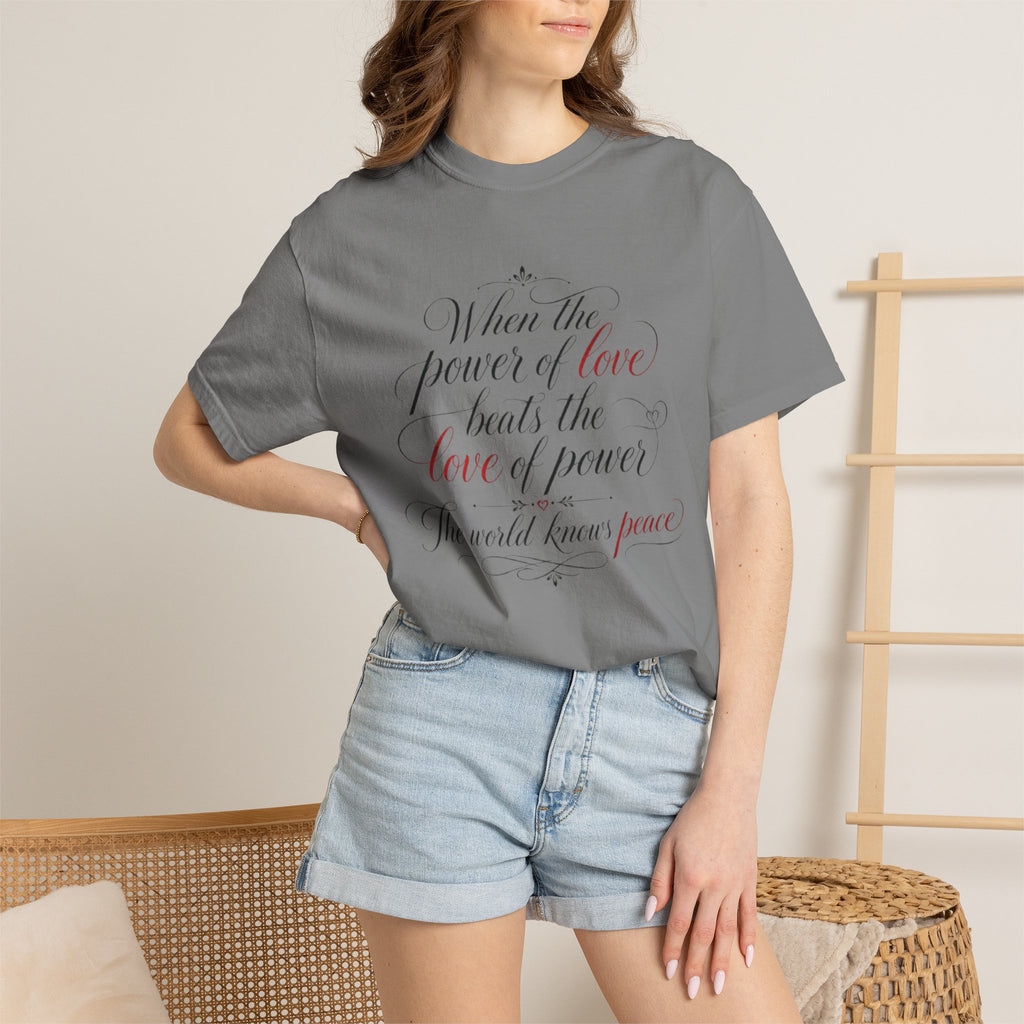 Power Meets Peace Tee
