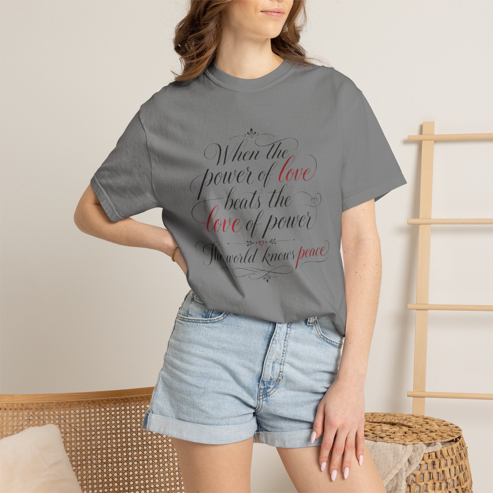 Power Meets Peace Tee