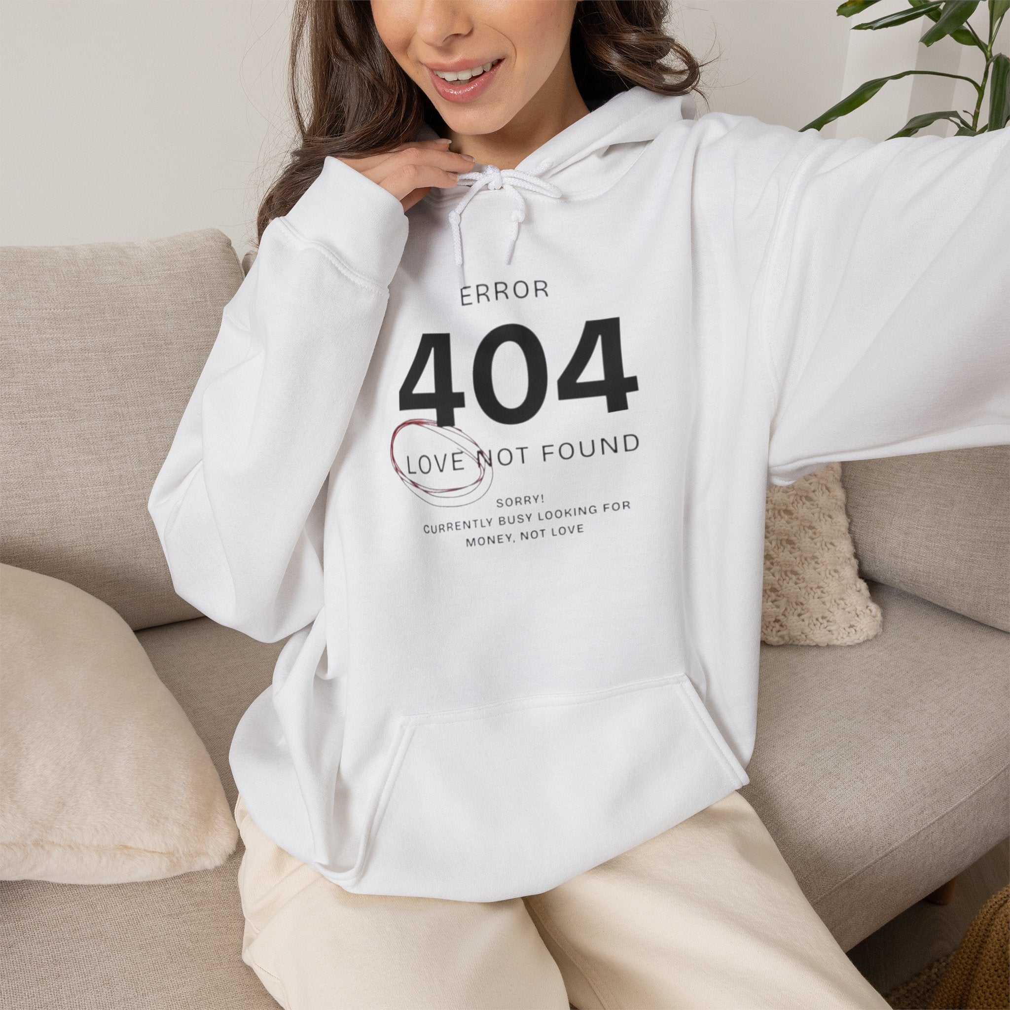 404 Love Not Found Hoodie