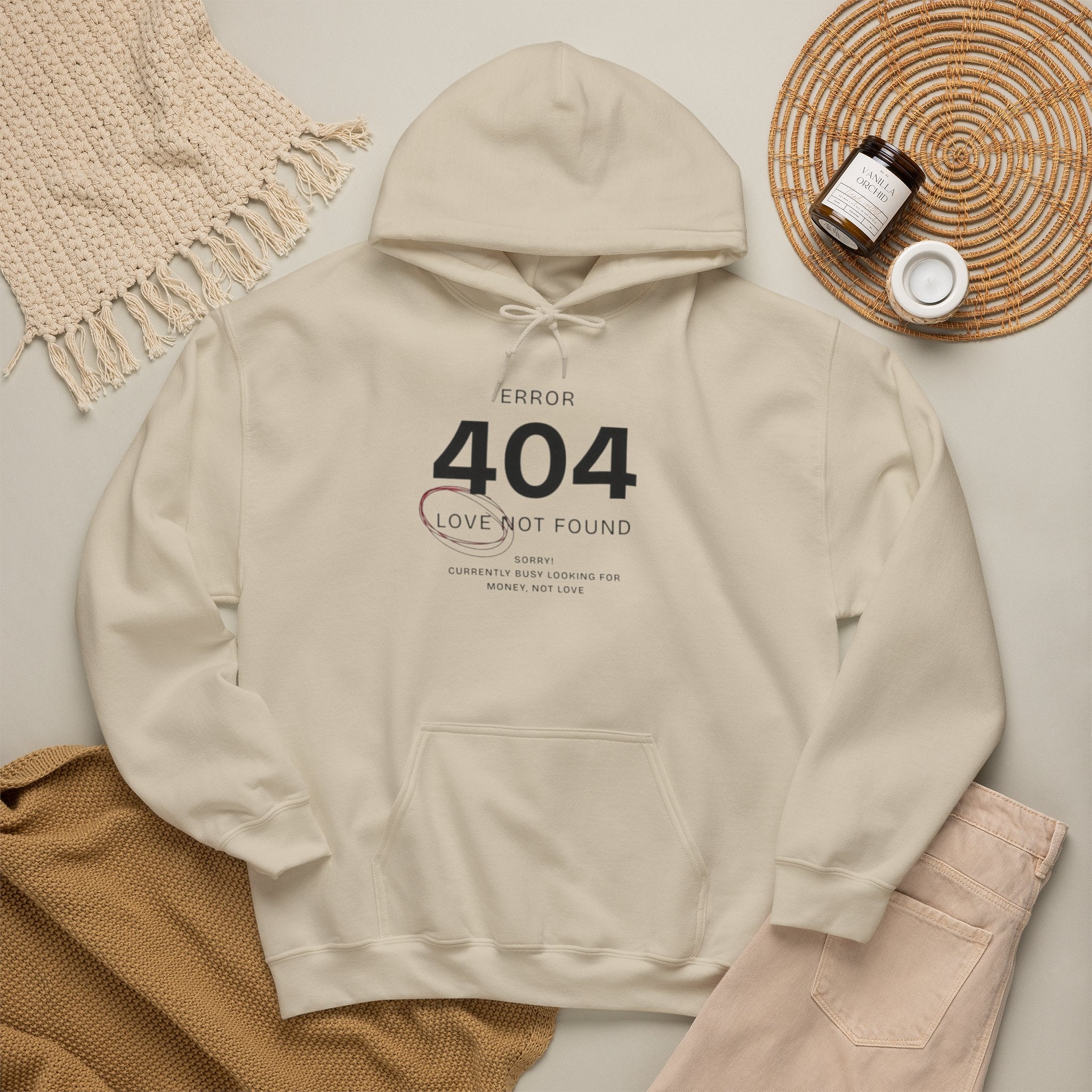 404 Love Not Found Hoodie