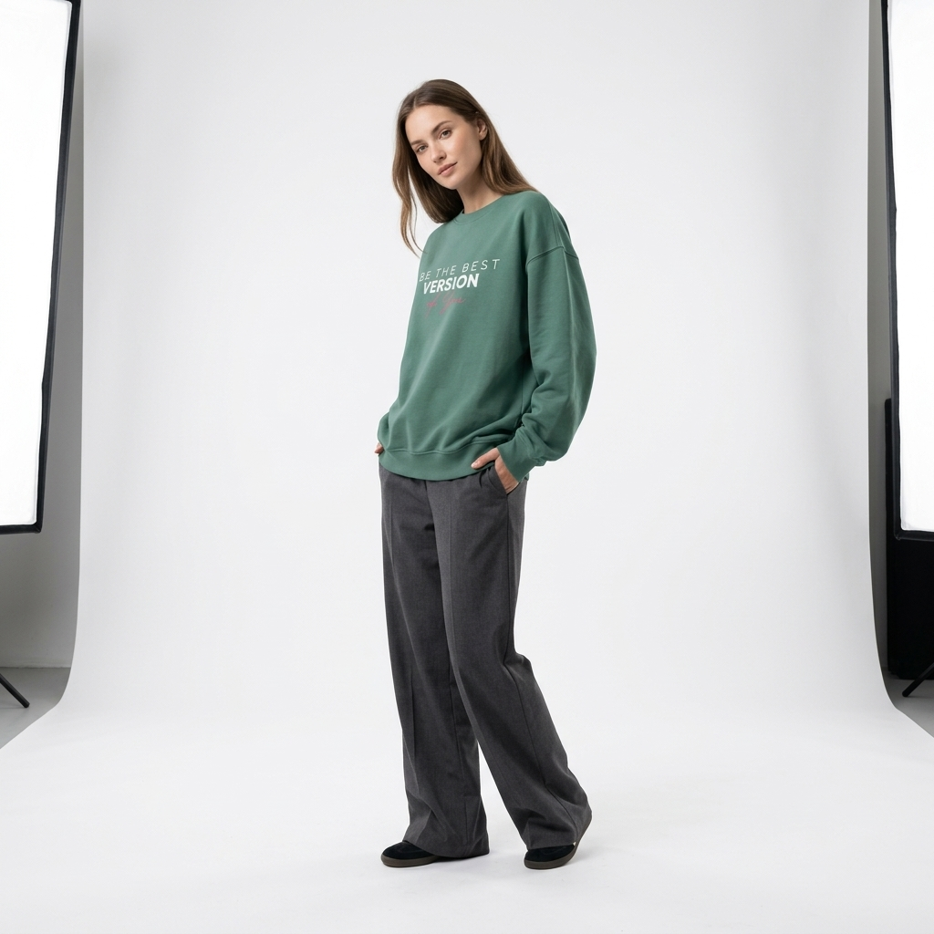 Be The Best Version Sweatshirt — Inspirational Crewneck