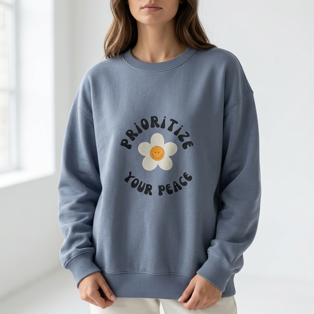 Prioritize Your Peace Crewneck Sweatshirt