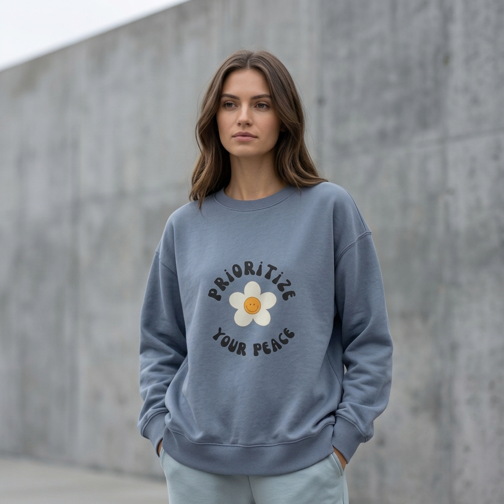 Prioritize Your Peace Crewneck Sweatshirt
