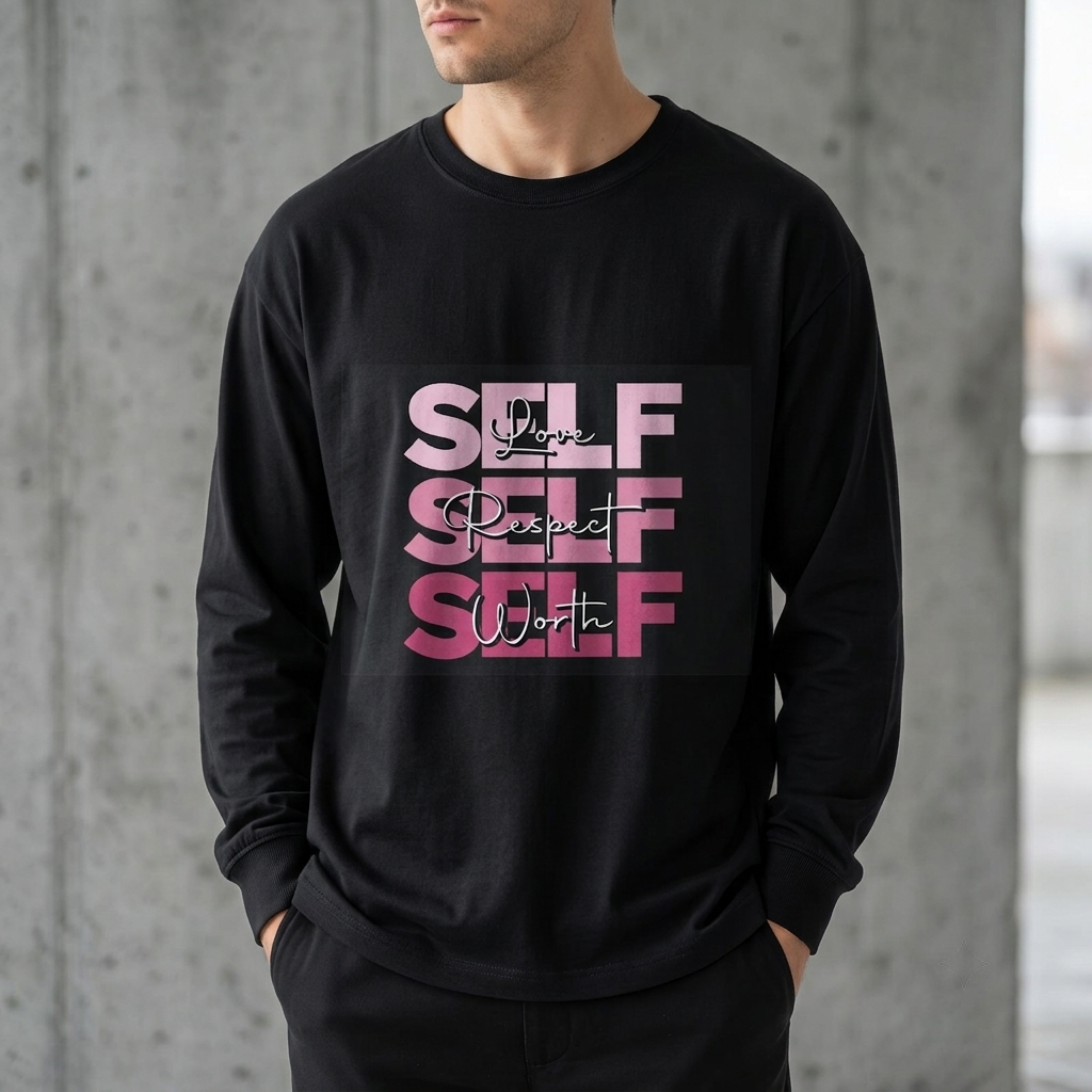 Self Worth Long Sleeve Tee