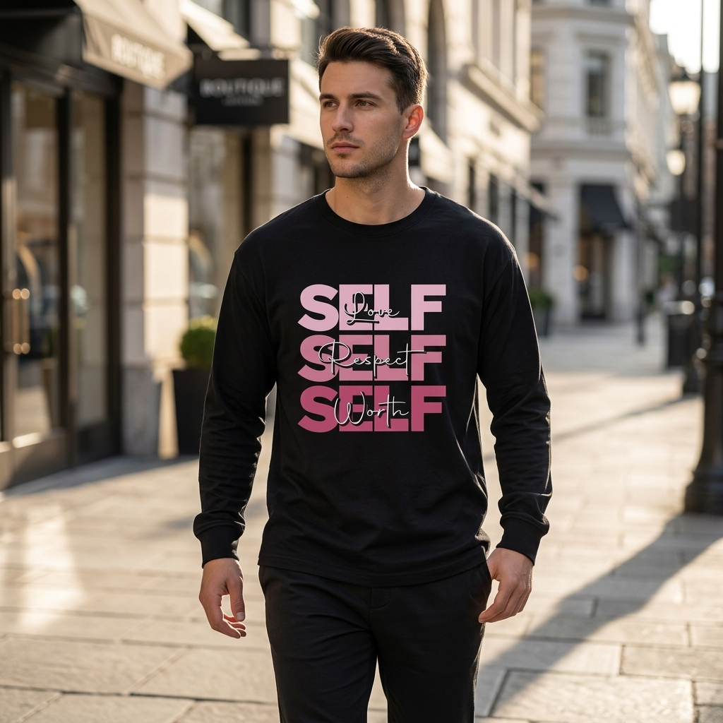 Self Worth Long Sleeve Tee