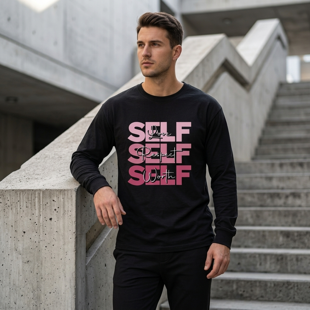 Self Worth Long Sleeve Tee